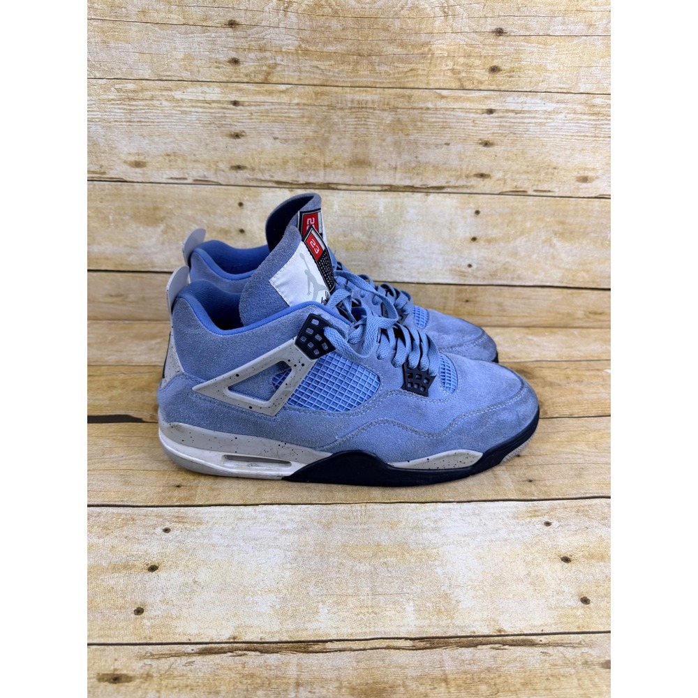 Jordan 4 Retro University Blue Mens Sneakers CT8527-400 Size 13
